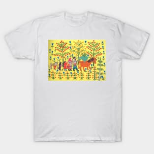 ola man and old woman carry a turnip 1983 - Margaret Preston T-Shirt